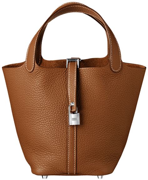 hermes vintage bucket bag|hermes picotin 18 with strap.